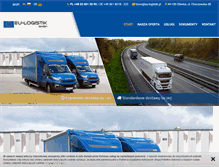 Tablet Screenshot of eu-logistik.pl